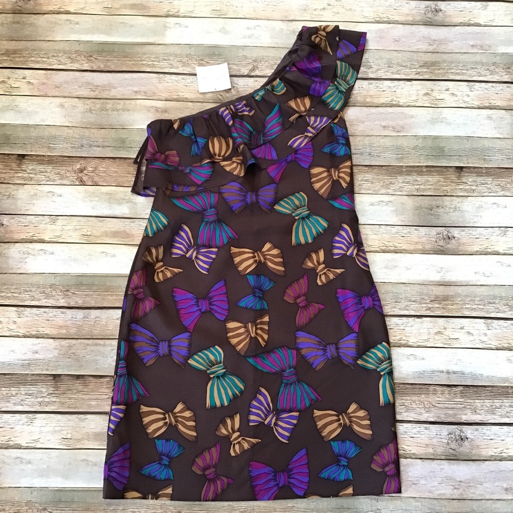 NWT Britt Ryan Silk Bow Dress